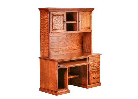 Forest Designs Traditional Oak Desk & Huch: 56w x 72h