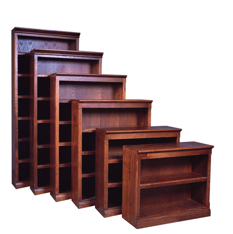 Forest Designs Mission Bookcase: 36W X 48H X 13D (One Bookcase)