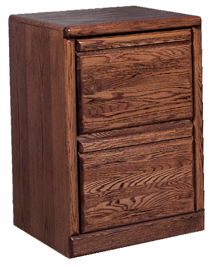 Forest Designs Bullnose Two Drawer File Cabinet: 22W x 30H x 21D