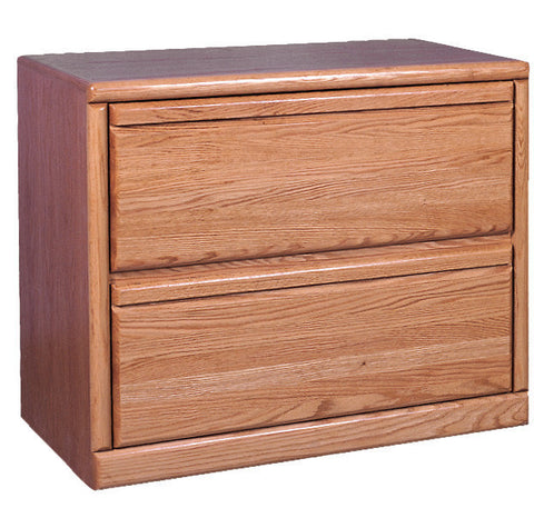Forest Designs Bullnose Lateral File Cabinet: 35W x 30H x 24D