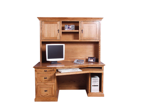 Forest Designs Mission Angled Desk: 60W x 29H x 35D (No Hutch)