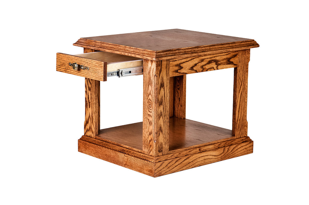 Forest Designs Traditional End Table: 21W X 20H X 24D