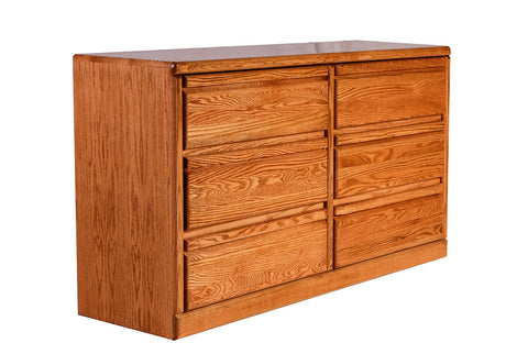 Forest Designs Bullnose Oak Six Drawer Dresser: 60W x 32H x 18D