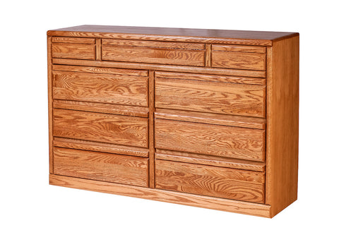 Forest Designs Bullnose Nine Drawer Dresser: 60W X 40H X 18D