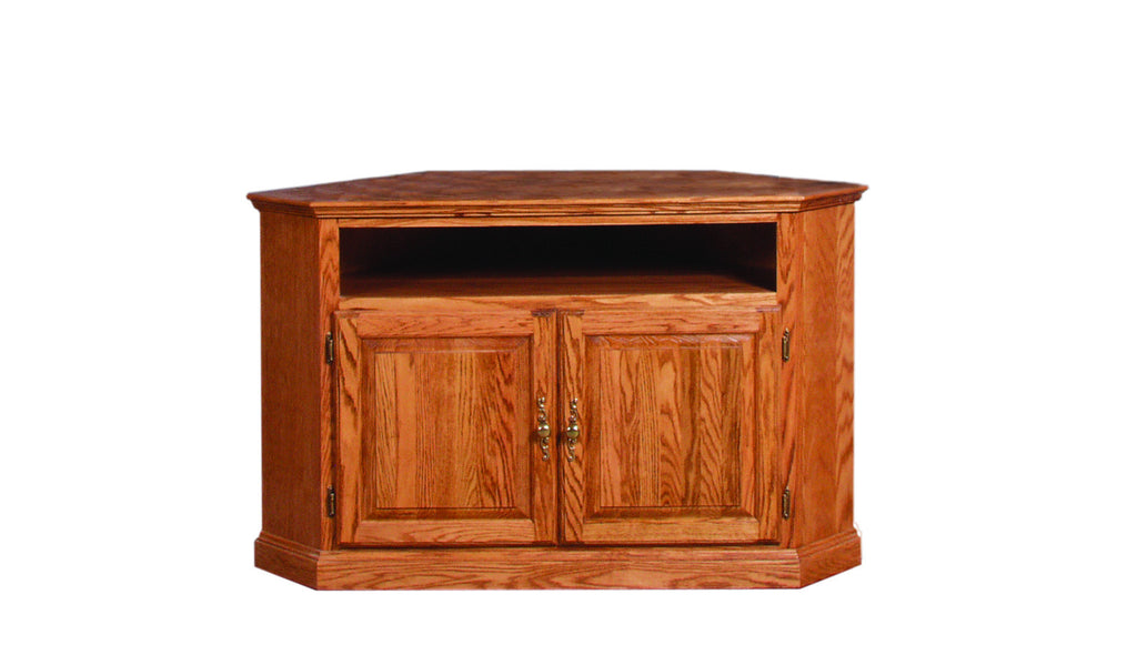 Forest Designs Traditional Large Corner TV Stand: 63W x 32H x 32D