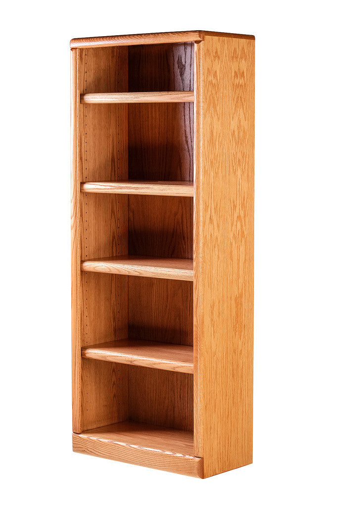Forest Designs Bullnose Bookcase: 24W X 60H X 13D