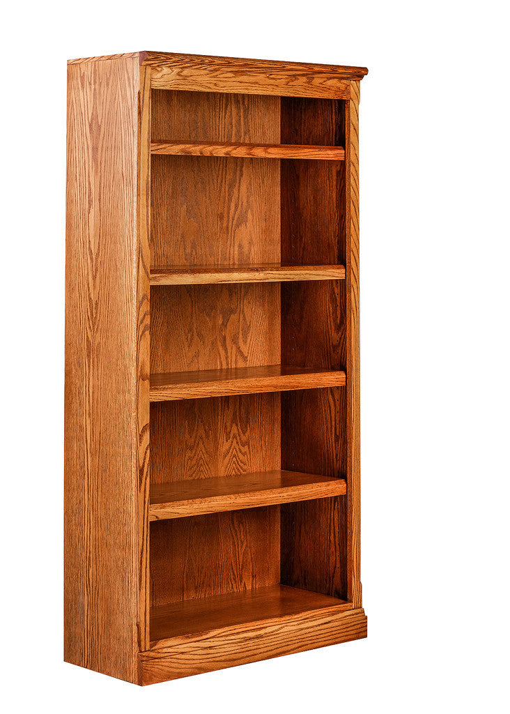 Forest Designs Mission Oak Bookcase: 30W x 60H x 13D