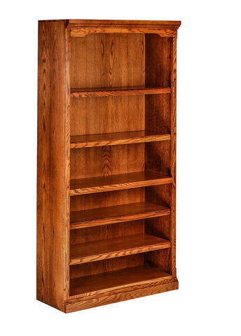 Forest Designs Traditional Oak Bookcase: 36W x 72H x 13D