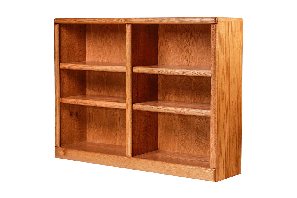 Forest Designs Bullnose Oak Bookcase: 48W x 36H x 13D
