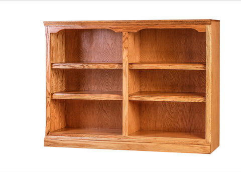 Forest Designs Traditional Oak Bookcase: 48W x 36H x 13D