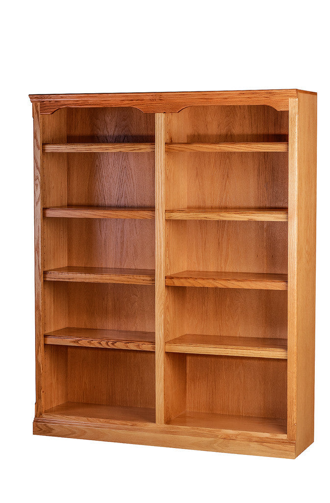 Forest Designs Traditional Oak Bookcase: 48W x 60H x 13D