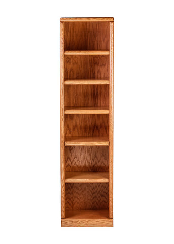 Forest Designs Bullnose Bookcase: 18W X 72H X 13D