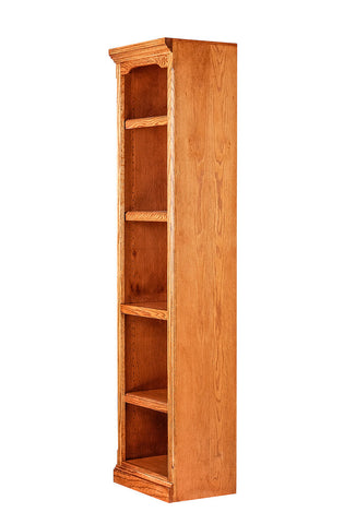 Forest Designs Traditional Oak Bookcase: 18W x 72H x 13D