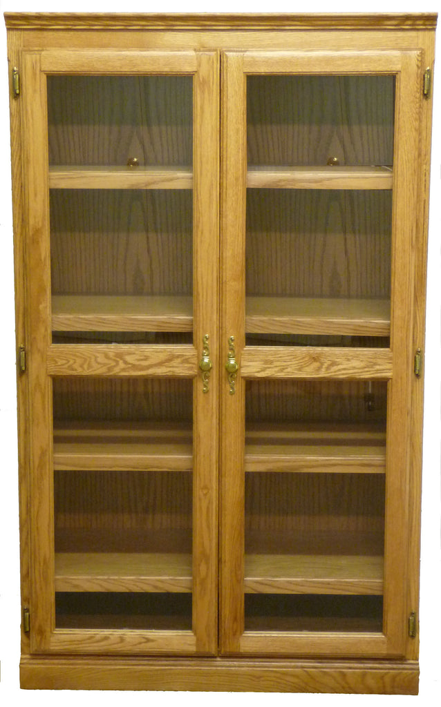 Forest Designs Traditional Bookcase with Glass Doors: 36W x 60H x 18D