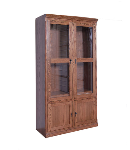 Forest Designs Mission Bookcase with Full Doors: 48W x 84H x 18D