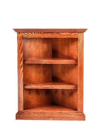 Forest Designs Traditional Corner Bookcase: 20 X 20 from Corner 30H