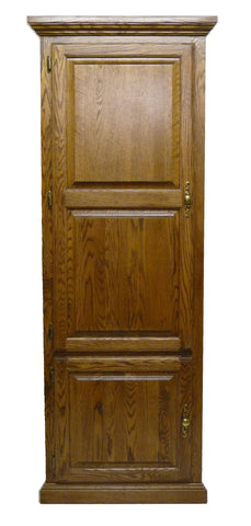 Forest Designs Traditional Corner Bookcase with Wood Doors: 72H (27 X 27 f/Corner)