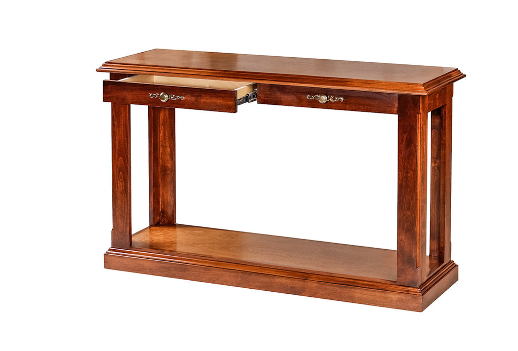 Forest Designs Traditional Antique Alder Sofa Table: 48W X 30H X 17D
