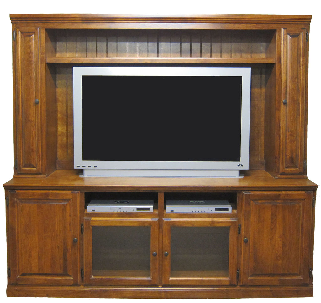 Forest Designs Traditional TV Stand & Hutch