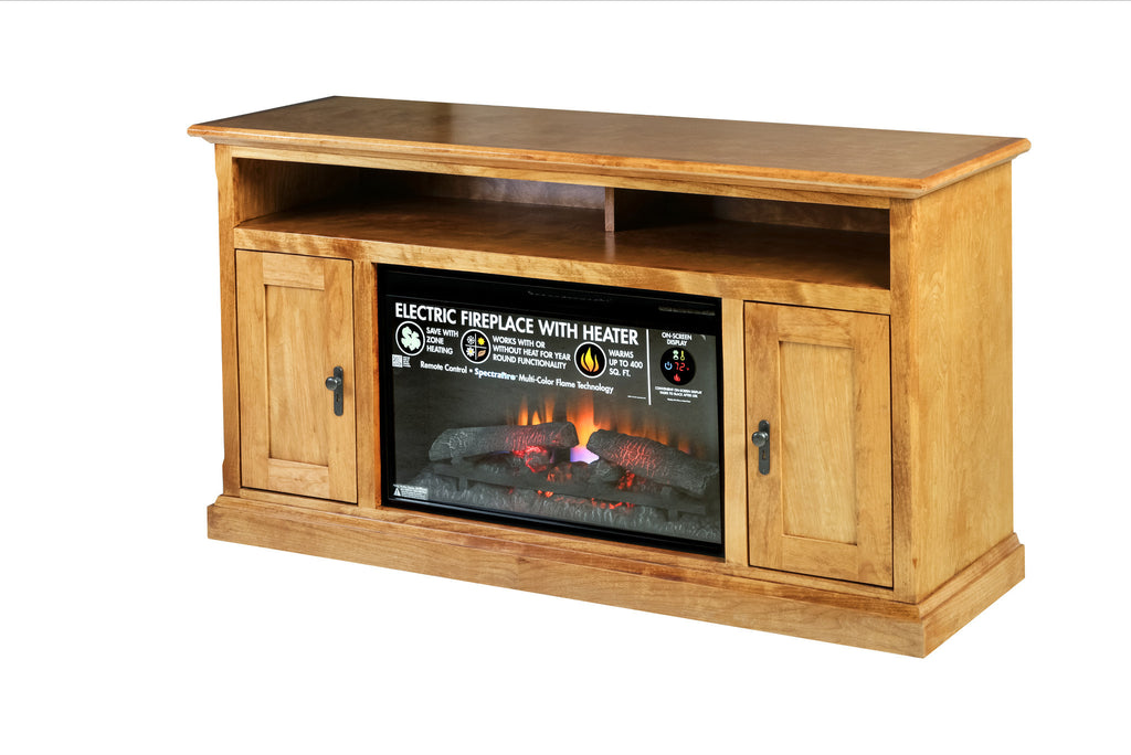 Forest Designs Mission Alder Fireplace: 60W X 30H X 18D