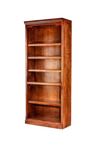 Forest Designs Traditional Alder Bookcase: 30"W x Height of Choice x 13"D