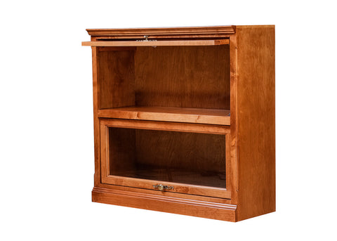 Forest Designs Traditional Alder Lawyer Bookcase: 36W X 35H X 13D (Two Doors)