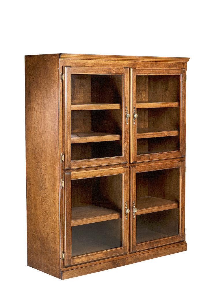 Forest Designs Traditional Alder Lawyer Bookcase: 48W x 60H x 18D